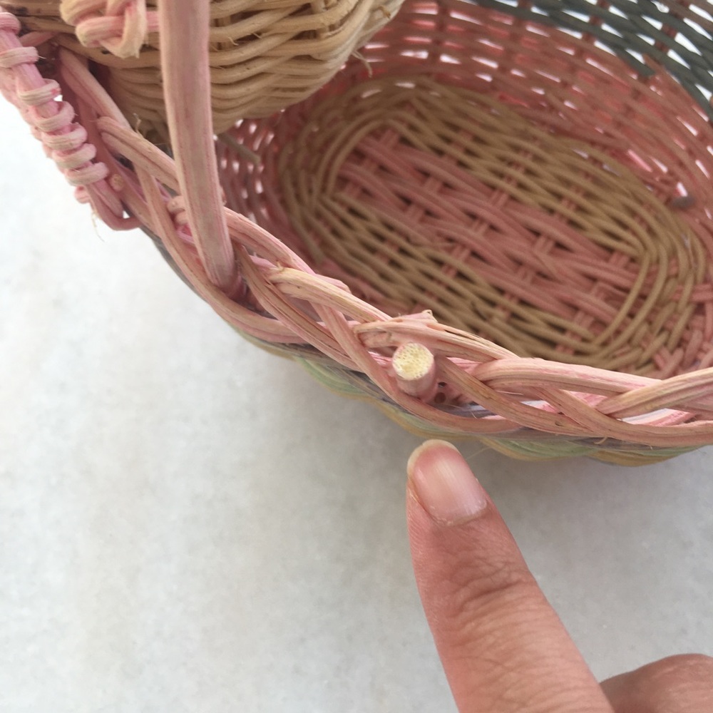 Mini Rattan Baby Elephant Basket - Picture 4 of 6
